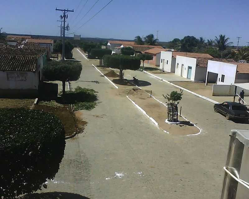 CASA NOVA-BA-RUA PRINCIPAL NO POVOADO DE POO DE PEDRA-FOTO:ADALBERTO ELETRICISTA - CASA NOVA - BA