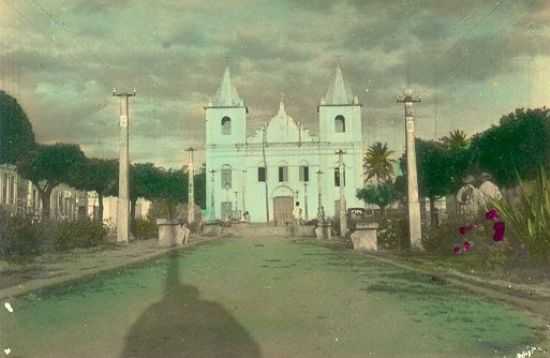 CENTRO DE GUAS BELAS EM 1960, POR J.SANTOS DE MELO - GUAS BELAS - PE