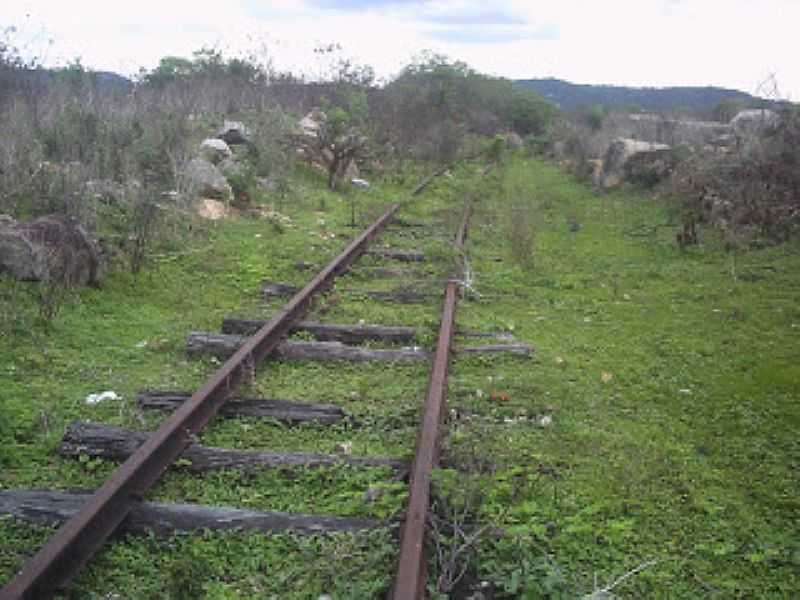 ALBUQUERQUE N-PE-TRILHOS DA FERROVIA-FOTO:ANDR CARDOSO - ALBUQUERQUE N - PE
