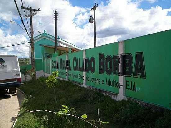 ESCOLA MIGUEL CALADO BORBA-FOTO:ELIO ROCHA - ANGELIM - PE