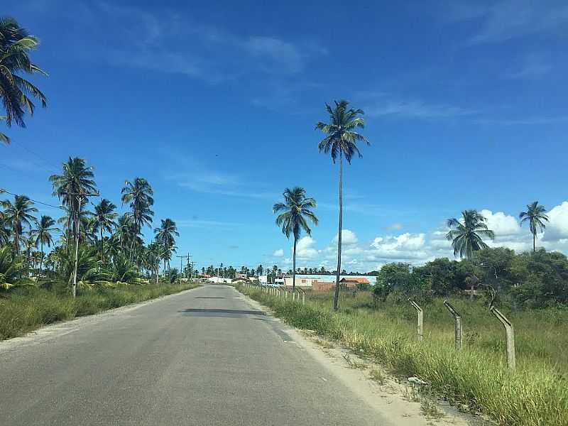 BARRA DO SIRINHAM-PE-CHEGANDO NA CIDADE PELA RODOVIA PE-061-FOTO:DED DE Z LUCA - BARRA DO SIRINHAM - PE