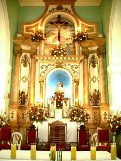 ALTAR DA MATRIZ NSR DO DESTERRO, POR LVARO BERNARDO DE MATTOS  - ITAMB - PE