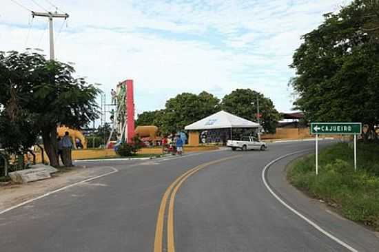 CAJUEIRO-AL-ENTRADA DA CIDADE-FOTO:WWW.DER.AL.GOV.BR - CAJUEIRO - AL