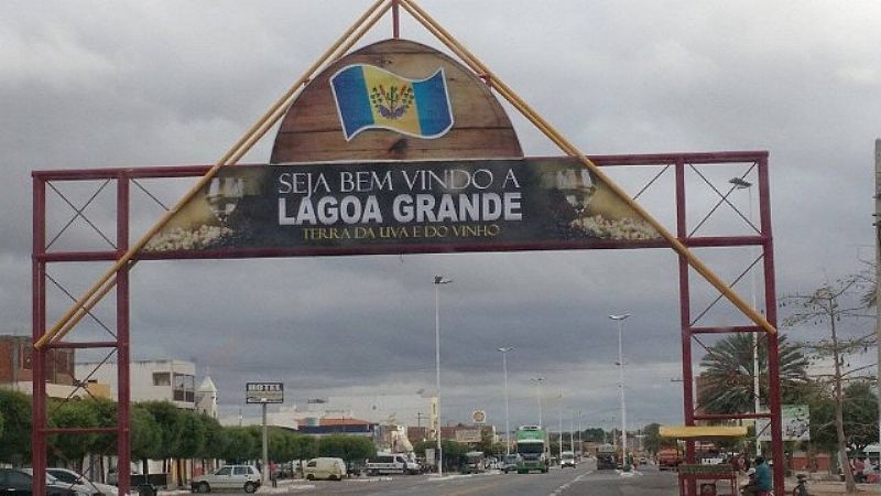 LAGOA GRANDE-PE-PRTICO DE ENTRADA DA CIDADE-FOTO:DIDIGALVAO. - LAGOA GRANDE - PE
