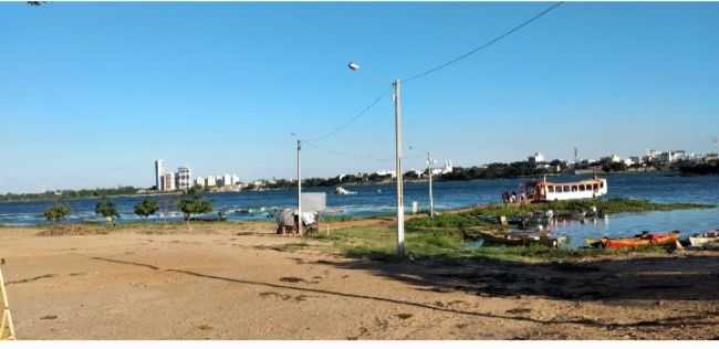 RIO SO FRANCISCO, COM VISTAS DE JUAZEIRO, POR ANTONIO CCERO DA SILVA GUIA - PETROLINA - PE