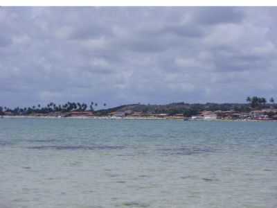 VISTA DO CORAL PARA A PRAIA DE PONTAS DE PEDRA , POR ROSE - PONTA DE PEDRAS - PE