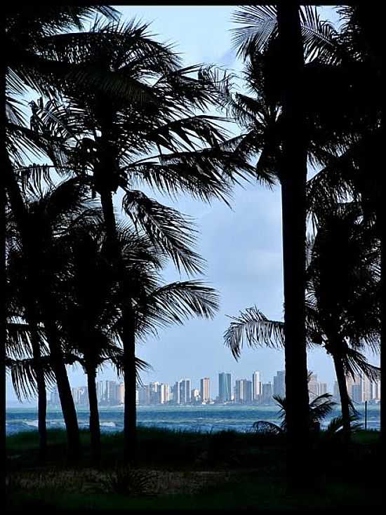 VISTA PARCIAL DA ORLA DE RECIFE-PE-FOTO:MATIAS FOGLIACCO - RECIFE - PE