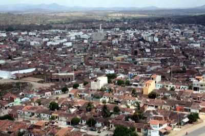 VISTA AEREA DA CIDADE, POR FAGNER CHAGAS - TORITAMA - PE