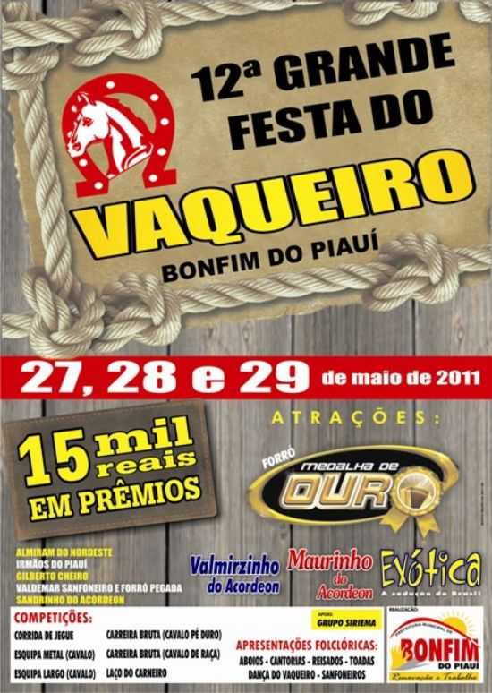 BANNER 12  FESTA DO VAQUEIRO, POR PEDRO - BONFIM DO PIAU - PI