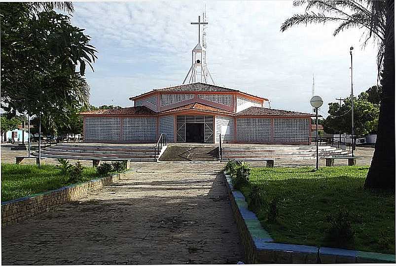 CABECEIRAS DO PIAU-PI-PRAA E MATRIZ DE SO JOS-FOTO:FLVIO MORAIS - CABECEIRAS DO PIAU - PI