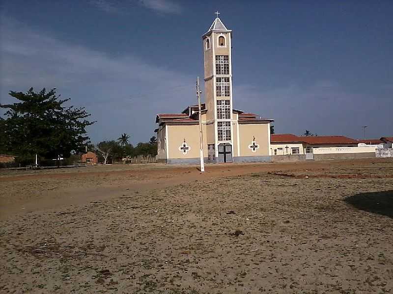 CAJUEIRO DA PRAIA-PI-MATRIZ DO SAGRADO CORAO DE JESUS-FOTO:JOO ANANIAS - CAJUEIRO DA PRAIA - PI