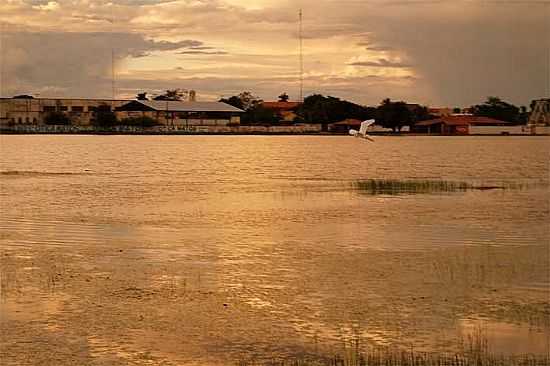 CAMPO MAIOR-PI-ENTARDECER NO AUDE-FOTO:WALTERFMOTA - CAMPO MAIOR - PI