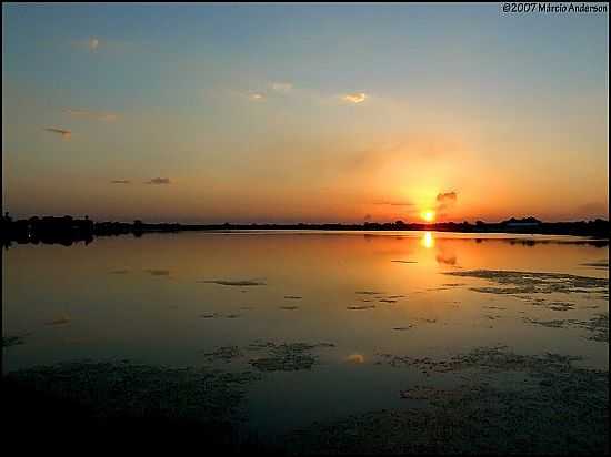 CAMPO MAIOR-PI-PR DO SOL NA LAGOA-FOTO:MRCIO ANDERSON - CAMPO MAIOR - PI