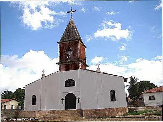 IGREJA MATRIZ DO SAGRADO CORAO DE JESUS FOTO VICENTE A. QUEIROZ - CAPITO DE CAMPOS - PI