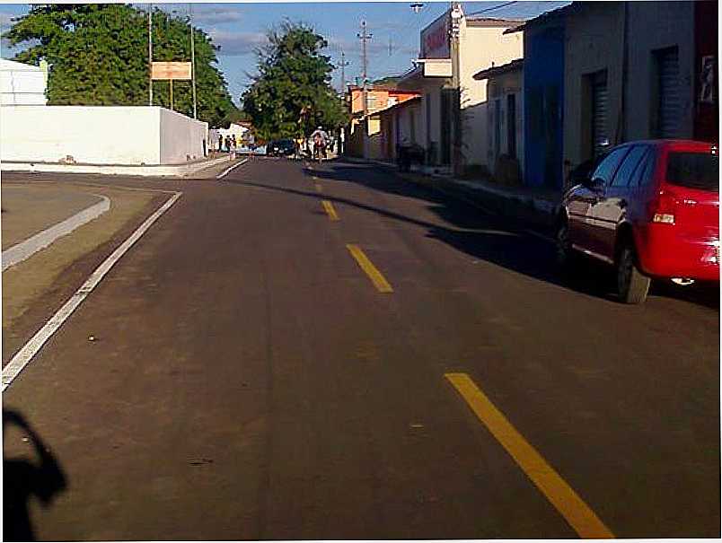 ELISEU MARTINS-PI-RUA DO CENTRO-FOTO:ADELMIR ANDRADE - ELISEU MARTINS - PI