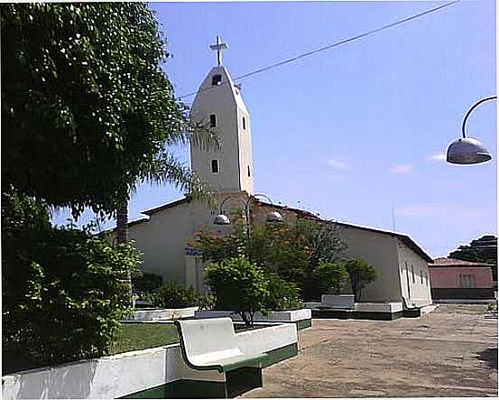 IGREJA DE SANTO ANTNIO DE PDUA EM FLORES DO PIAU-FOTO:JOO ANANIAS - FLORES DO PIAU - PI