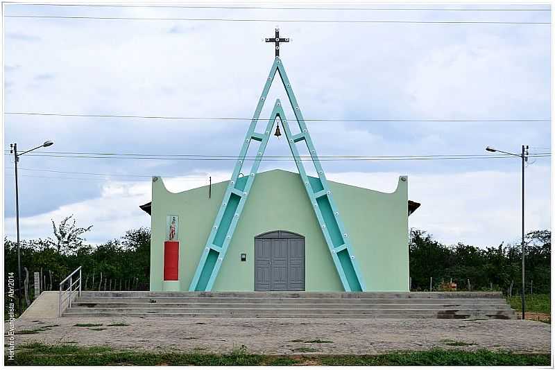 FRONTEIRAS-PI-IGREJA EM FRONTEIRAS-FOTO:HERLANIO EVANGELISTA - FRONTEIRAS - PI