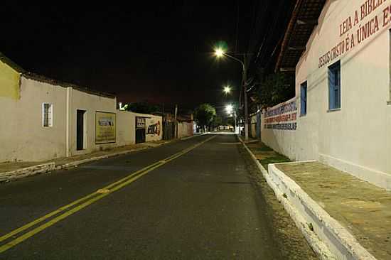RUA DE ILHA GRANDE-FOTO:JULIO CESAR C. COSTA - ILHA GRANDE - PI