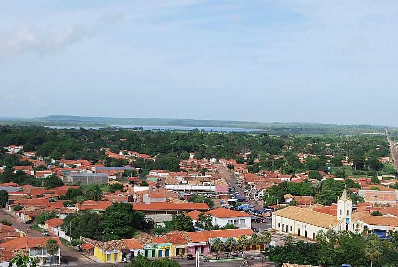 JOS DE FREITAS-PI-VISTA DA CIDADE COM O AUDE BEZERRA AO FUNDO-FOTO:ALEXANDRO DIAS - JOS DE FREITAS - PI