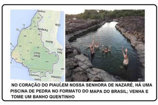 PISCINAS NATURAIS QUE LAZER, E CONTATO COM A NATUREZA  VEM PRA C,  VEM PRA NOSSA SENHORA DE NAZAR PI, POR SMIA MARIA OLIVEIRA DOS REIS - NOSSA SENHORA DE NAZAR - PI