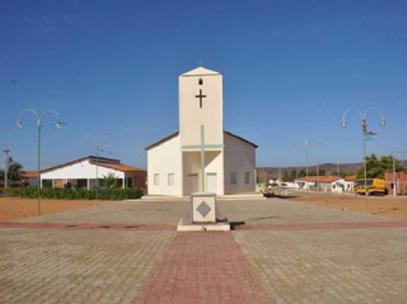 NOVA SANTA RITA-PI-IGREJA DE SANTA RITA DE CSSIA-FOTO:WWW.PORTALAZ.COM.BR - NOVA SANTA RITA - PI