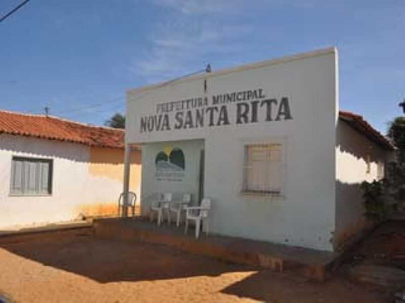 NOVA SANTA RITA-PI-PRDIO DA PREFEITURA MUNICIPAL-FOTO:JR LOPES - NOVA SANTA RITA - PI