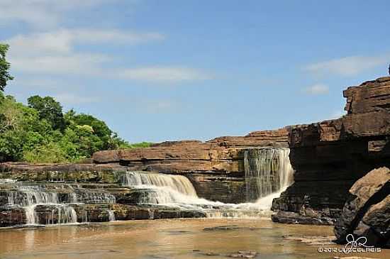 CACHOEIRA ROSRIO EM NOVO SANTO ANTNIO-PI-FOTO:JUSCELREIS - NOVO SANTO ANTNIO - PI