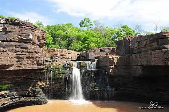 CACHOEIRA ROSRIO EM NOVO SANTO ANTNIO-PI-FOTO:JUSCELREIS - NOVO SANTO ANTNIO - PI