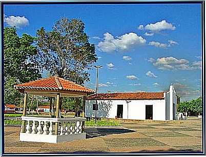 CORETO E IGREJA-FOTO:AGAMENON PEDROSA  - PORTO ALEGRE DO PIAU - PI