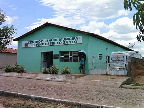 CENTRO DE SADE MUNICIPAL DIVINO ESPRITO SANTO EM RIBEIRA DO PIAU-PI-FOTO:ANTONIO BORGES LEAL FILHO - RIBEIRA DO PIAU - PI