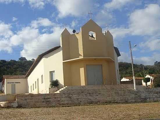 IGREJA MATRIZ DE SOCORRO DO PIAU-PI-FOTO:ABRAAO DE SOUSA ESTR - SOCORRO DO PIAU - PI