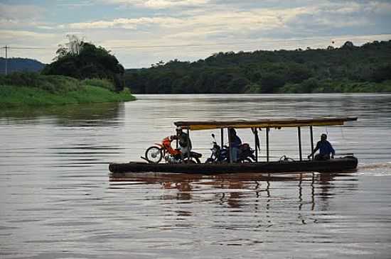 BALSA NO RIO PARNABA EM URUU-PI-FOTO:GUILHERMEFLORIANI - URUU - PI