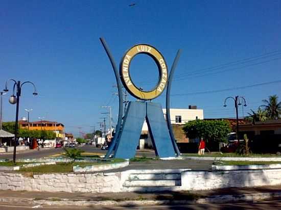 ENTRADA DA AVENIDA LUIZ GONZAGA EM ENTRE RIOS-FOTO:GILMAR LOPES COELHO - ENTRE RIOS - BA