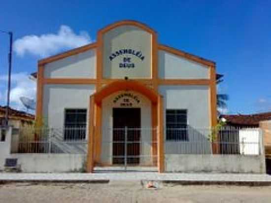 IGREJA DA ASSEMBLIA DE DEUS EM ENTRE RIOS-FOTO:GILMAR LOPES COELHO - ENTRE RIOS - BA