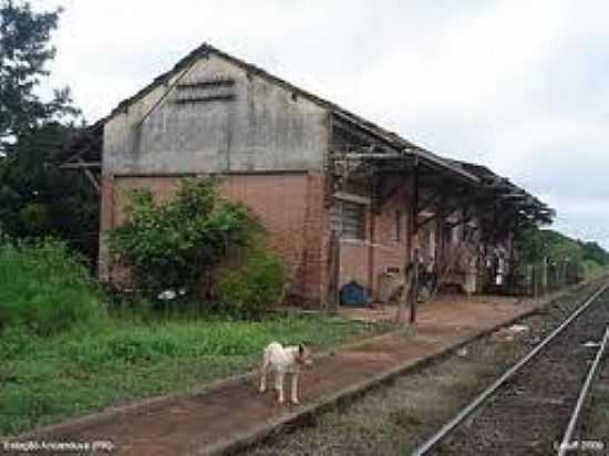 ESTAO ARICANDUVA-FOTO:FERROVIASDOBRASIL. - ARICANDUVA - PR