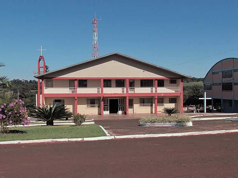 CRUZEIRO DO IGUAU-PR-IGREJA MATRIZ-FOTO:RICARDO MERCADANTE  - CRUZEIRO DO IGUAU - PR
