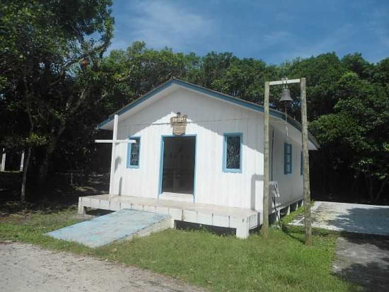 ILHA DO MEL-PR-IGREJA DE N.SRA.DOS NAVEGANTES-FOTO:DOUGLAS D, MAR - ILHA DO MEL - PR