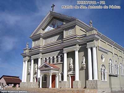 IGREJA MATRIZ DE STO. ANTONIO DE PDUA POR VICENTE A.QUEIROZ - IMBITUVA - PR