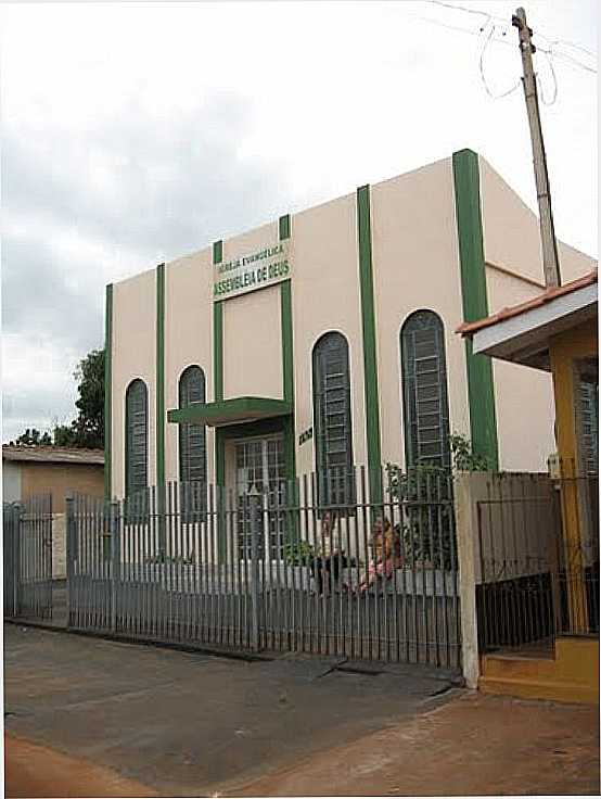 IGREJA ASSEMBLIA DE DEUS EM JARDIM OLINDA-PR-FOTO:LEOPBS - JARDIM OLINDA - PR