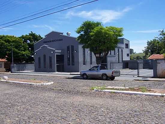 IGREJA DA CONGREGAO CRIST DO BRASIL EM LAVRINHA-FOTO:VALDIR MEREGE - LAVRINHA - PR