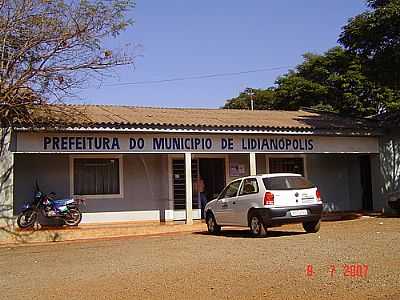 PREFEITURA MUNICIPAL-FOTO:JOSE VANTUIR  - LIDIANPOLIS - PR