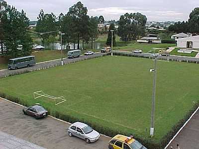 CAMPO DE FUTEBOL NO 16BPM-FOTO:MOACIR P CRUZ DE GU  - MORRO ALTO - PR