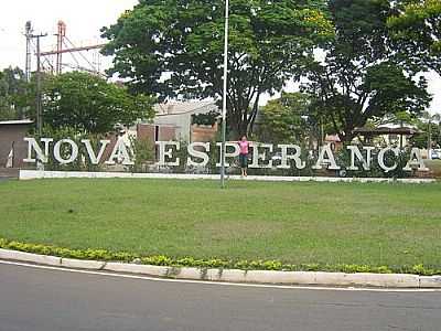 ENTRADA DA CIDADE-FOTO:D&G  - NOVA ESPERANA - PR