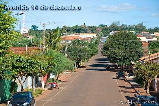 NOVA FTIMA-PR-AVENIDA 14 DE DEZEMBRO-FOTO:ACIR MANDELLO  - NOVA FTIMA - PR