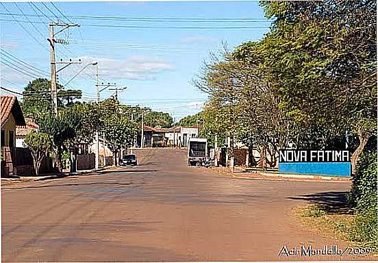 NOVA FTIMA-PR-ENTRADA DA CIDADE-FOTO:ACIR MANDELLO - NOVA FTIMA - PR