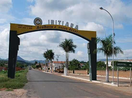 PORTAL DE ENTRADA DE IBITIARA-BA-FOTO:JOSEIVO. - IBITIARA - BA