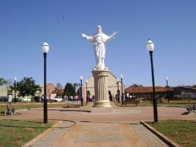 PRAA DA IGREJA MATRIZ, POR ZILDA OLIVEIRA - NOVA SANTA BRBARA - PR