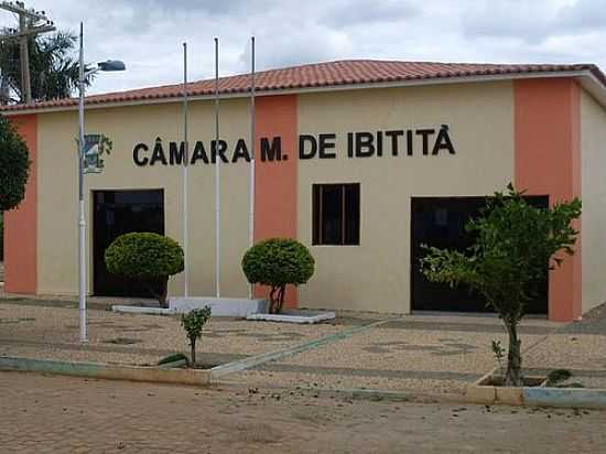 CMARA MUNICIPAL DE IBITIT-BA-FOTO:NEWTONCD - IBITIT - BA