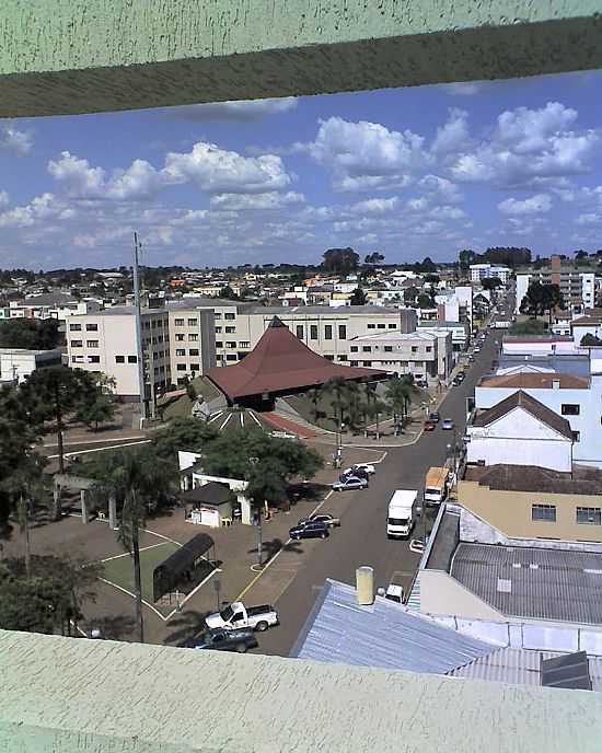 VISTA DA PRAA BOM JESUS EM PALMAS-PR-FOTO:KBERNERT - PALMAS - PR