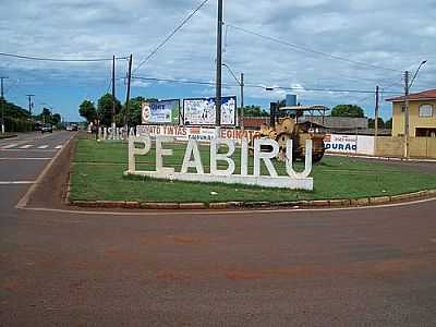 ENTRADA DA CIDADE-FOTO:SBA.OLIVEIRA  - PEABIRU - PR